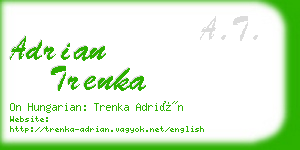 adrian trenka business card